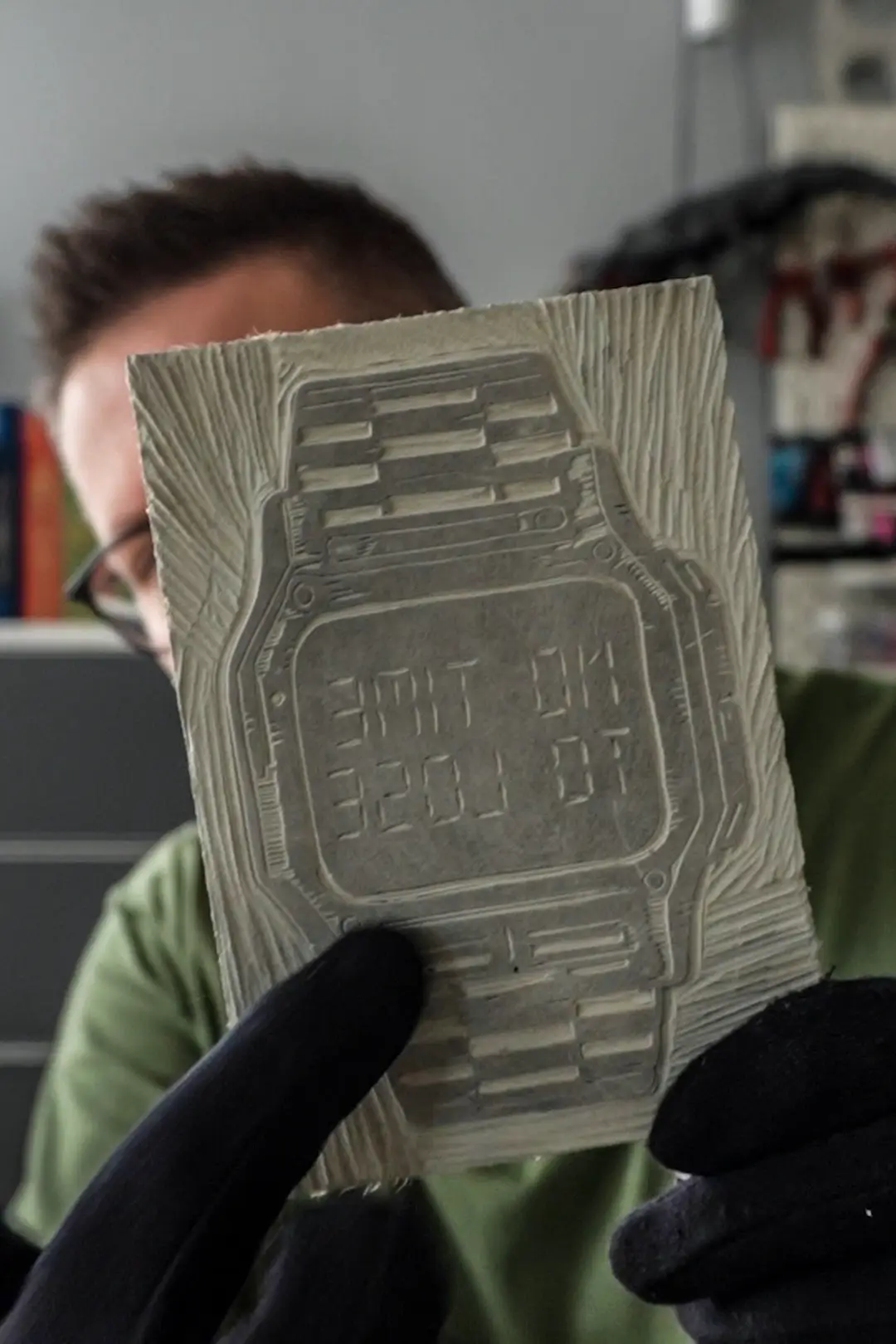 I finally SOLD my first lino cut print!